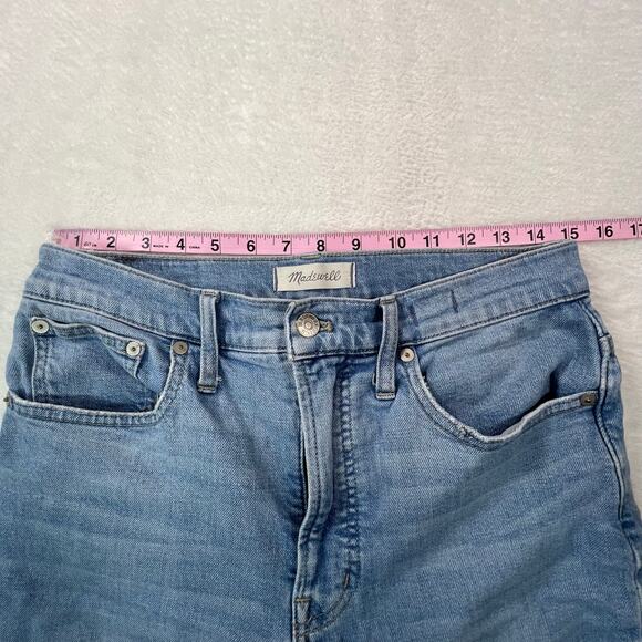Madewell The Perfect Vintage Straight Leg Light Wash Jeans Size 27 - Picture 11 of 14